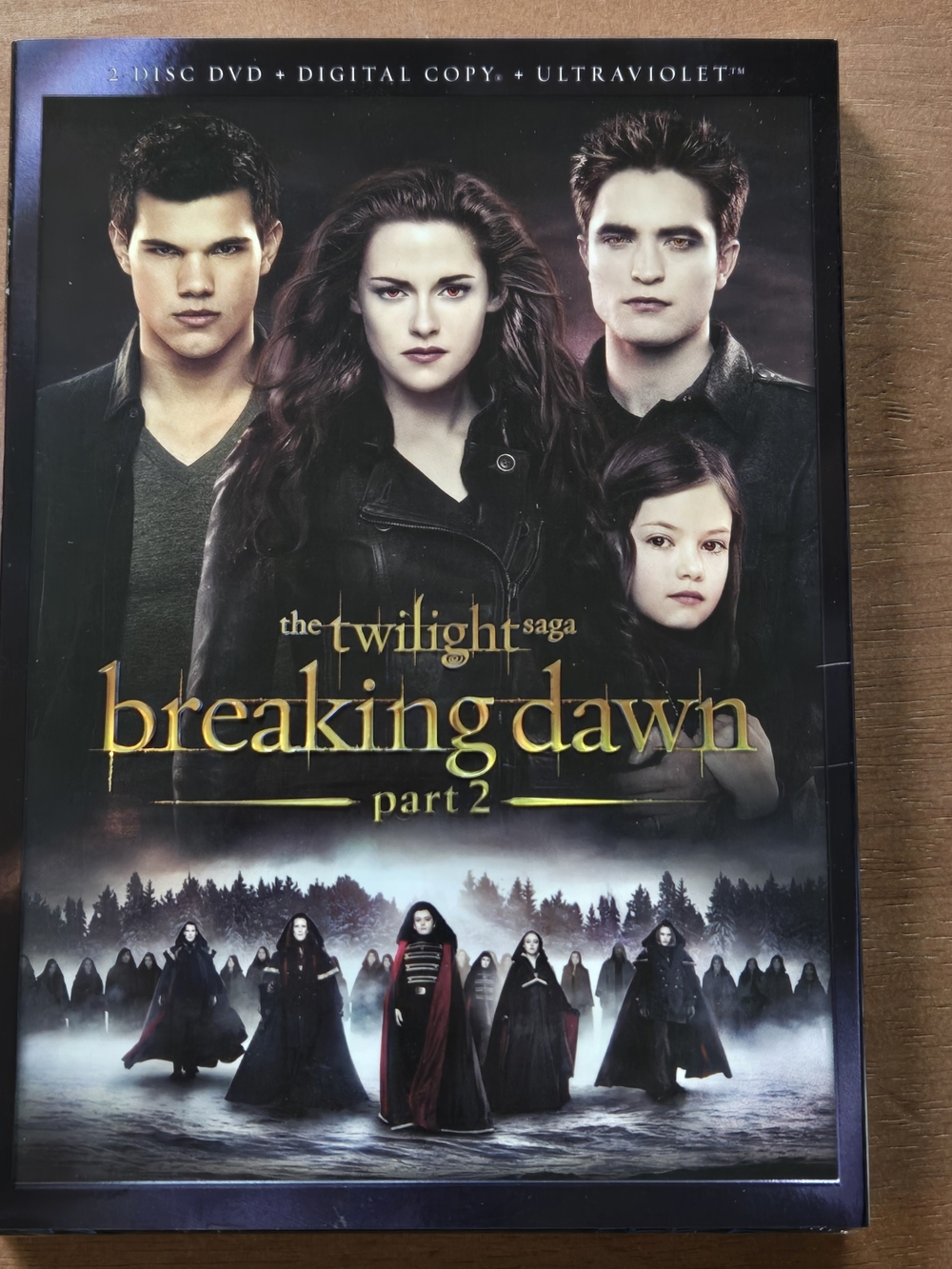 The Twilight Saga: Breaking Dawn Part 2 DVD - Gold & Black Cover